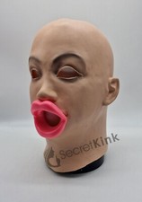 LATEX FEMALE MASK CROSS DRESS