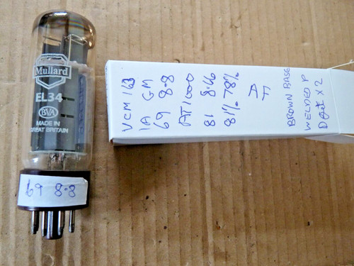 Mullard el34 code - mullard,