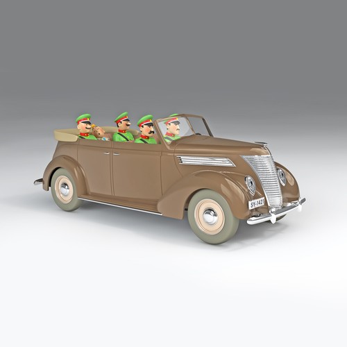Voiture tintin model - tintin,