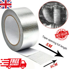 Silver Exhaust Heat Wrap