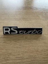 Ford Escort Rs turbo Rear Trunk badge emblem logo retro collectible