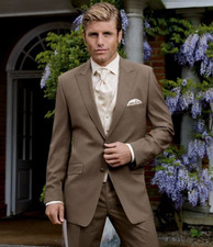 Peak Lapel Mens Suit Wedding