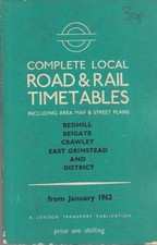 LONDON TRANSPORT BUS TIMETABLE