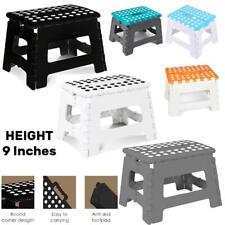 Folding Step Stool Plastic Heavy Duty Multi Purpose Easy Foldable Home Kitchen