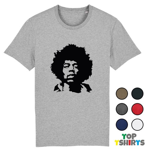 Jimi hendrix silhouette tshirt - jimi,