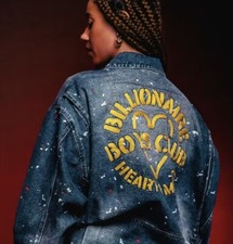 Mens Designer Billionaire Boys Club Bbc Rare Denim Astro Jacket Ice Cream Uk M