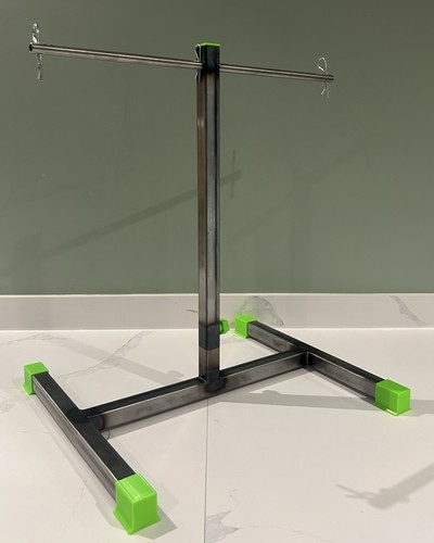 Motorbike wheel tree stand - motorbike, tree/stand