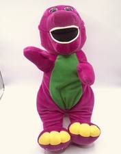 Barney The Dinosaur 12" Plush Soft Toy Vintage Born To Play 1998