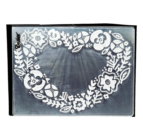 Folk art flower heart darice - folk,