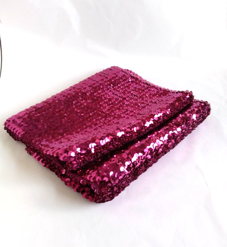 Pink stretch sequin - stretch,