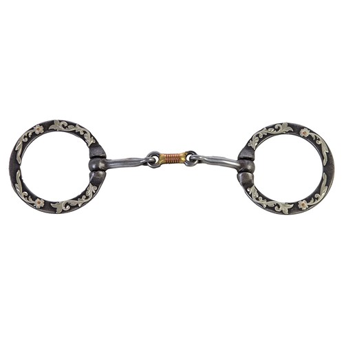 Hilason steel dogbone ring - steel,