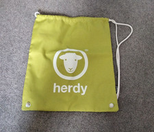 Herdy Lime Green Drawstring Bag