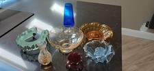 Vintage Glassware Joblot   Caithness, Bagley, Anchor, Posy Bowls, Vases , Dishes
