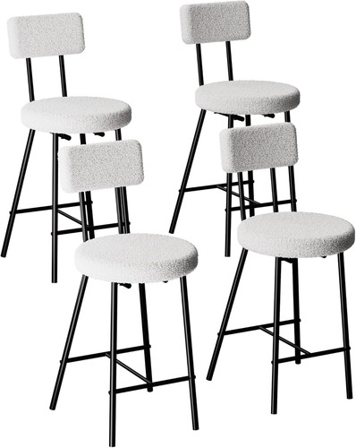 4pcs counter height bar - height, stools