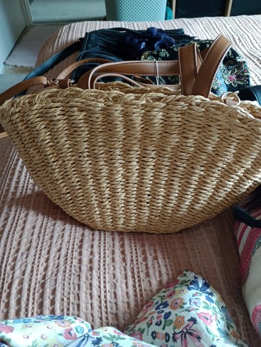 Nwt primark straw bag - primark,