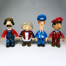 POSTMAN PAT Vintage 4" Figure Bundle x4 AJAY Mrs Goggins TED GLEN (2004/2005)