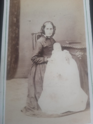 Cdv post mortem baby - post, being
