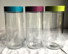 Tall Heavy Glass Jar Kitchen