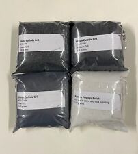 Tumbling Grit and Polish Pack ~ 200g 80, 220, 400 Silicon Carbide & 100g Polish