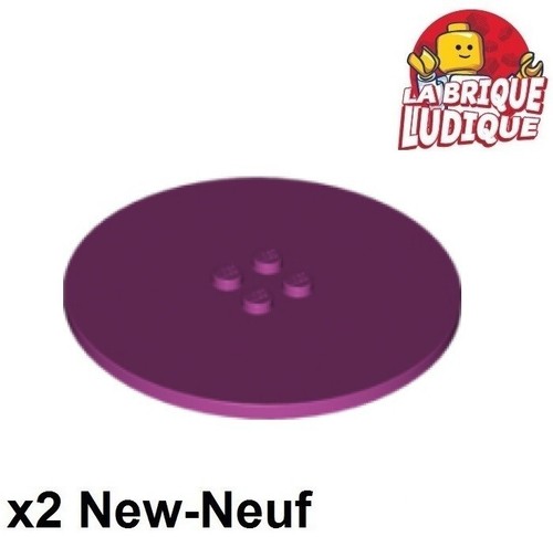 Lego tile round plate - round,