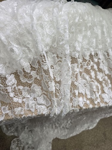 5metre white rachelle - 5metre, lace