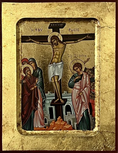 The crucifixion icon orthodox - the,