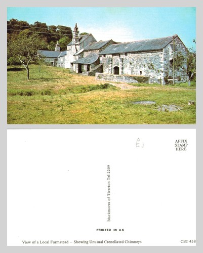 Vintage postcard farmstead - postcard,
