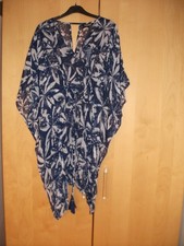 DEBENHAMS DARK BLUE & WHITE