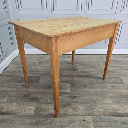 Antique pine work table - antique,