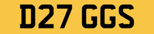 DIGGS NUMBER PLATE D27 GGS / DIG DIGGER HEAVY PLANT HIRE EXCAVATOR JCB DUMPER