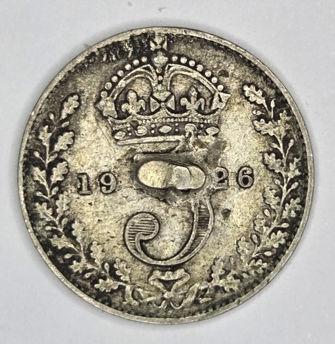 1926 british silver threepence - 1926,