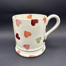 Emma Bridgewater Pink & Coral Hearts  1/2 Pint Mug New 
