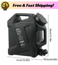 Camping Hiking Tap Carry Tank Container Storage 12L Drinking Water Bottle Bucket