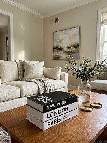 Decorative faux books set - set, of