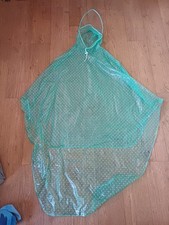 PVC poncho green semi