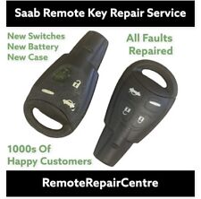 Saab 4 Button Remote Key Fob Repair Fix Service for Saab 93 9-3 2003 - 2011
