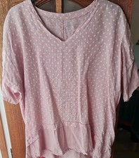 Ladies XXL Linen Smock Top