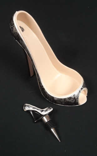 High heel shoe wine bottle - heel,