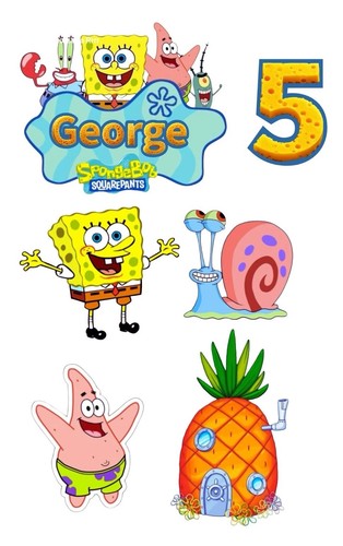 Sponge bob edible - sponge,