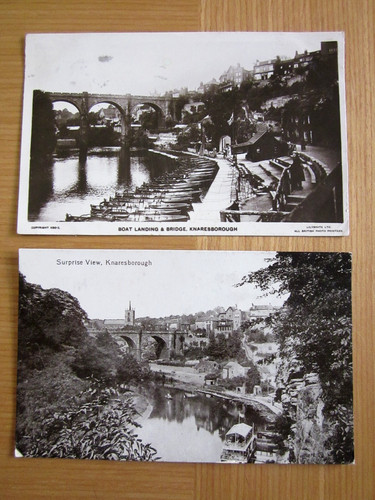 Knaresborough 1918 20 rppcs - knaresborough,