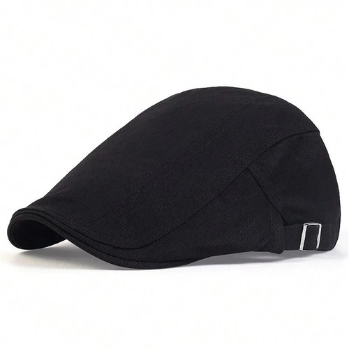 Men flat cap - washed, newsboy