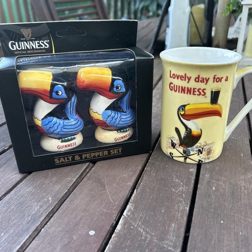 Guinness toucan salt pepper - guinness, +