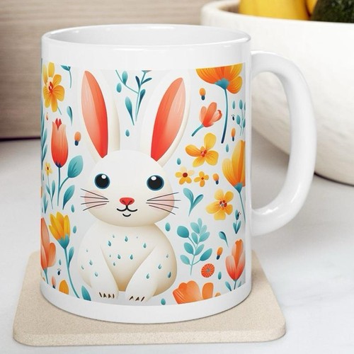 Easter bunny mug cute - easter, gift