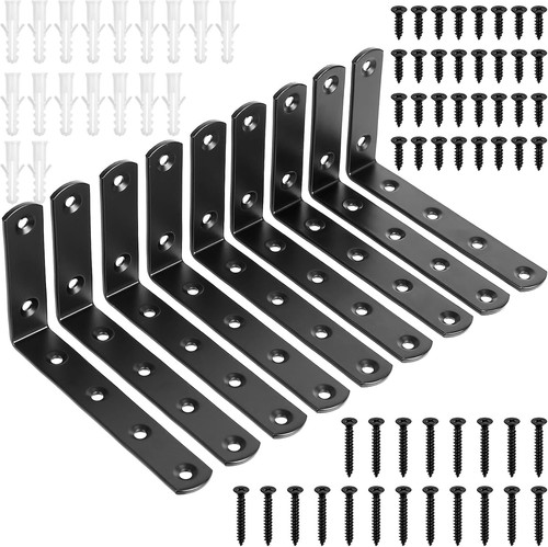Black shelf brackets for - black,