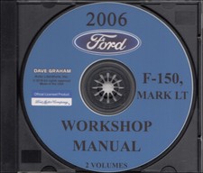 Service Manual For Pickup Truck Ford F150 Mark LT 2006 CD