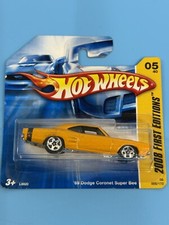 HOT WHEELS 2008 1ST EDITIONS 69' DODGE CORONET SUPER BEE DIECAST - NEW & SEALED
