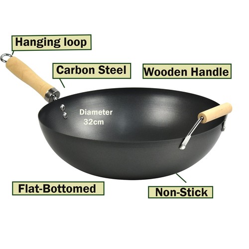 32cm non stick wok multi - non,