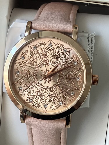 Ladies wristwatch rose - rose, gold