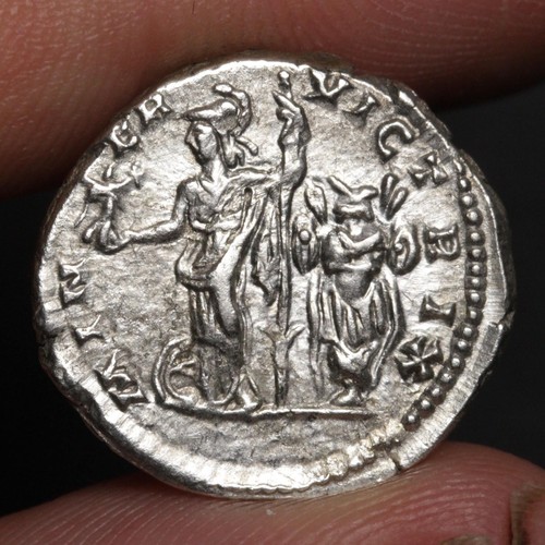 Minerva denarius 198ad ancient - minerva,