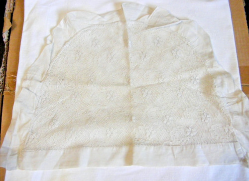 Vintage white linen - , tea